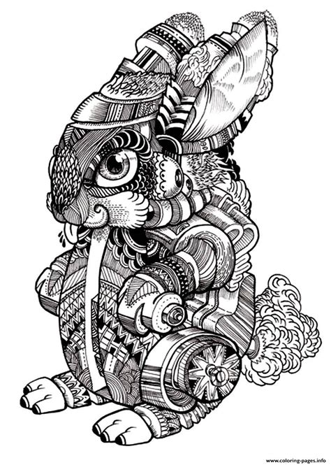 hard coloring pages  animals  print   hard
