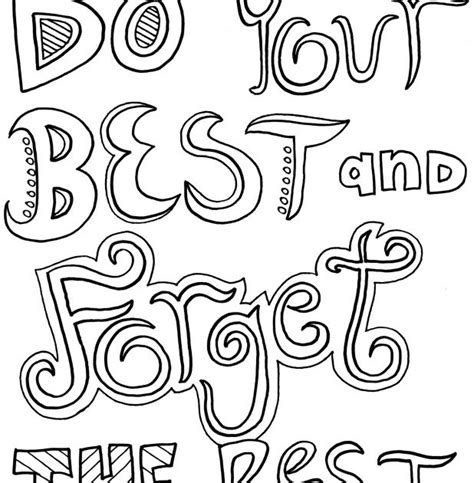 inspirational quotes coloring pages  adults simple coloring blog