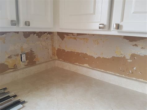 tile prep drywall  backsplash home improvement stack exchange