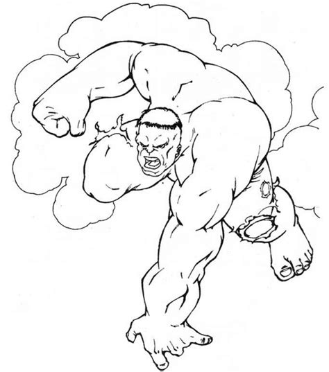 hulk coloring pages coloringpagescom