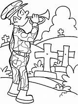 Remembrance Coloring Pages Printable Kids Color Salute Martyrs sketch template