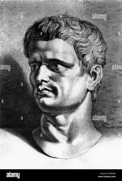 brutus marcus junius  bc  bc roman senator  killed julius caesar portrait bust