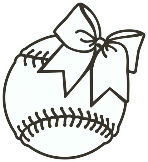 high quality softball clipart simple transparent png images