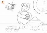 Babytv Bunch sketch template