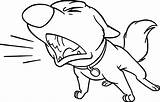 Bolt Coloring Pages Barking sketch template