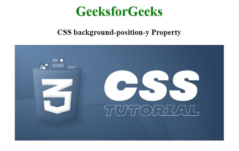 css background position  property geeksforgeeks
