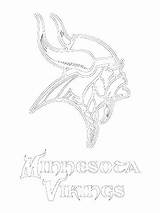 Vikings Football Coloring Pages Minnesota Getcolorings Printable Getdrawings Color sketch template