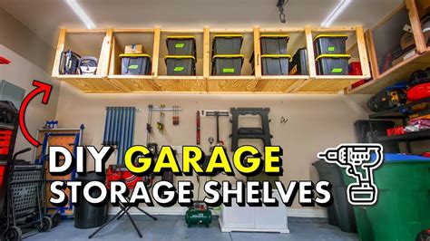 build garage wood shelves   practical  user friendly