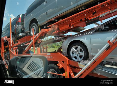 car hauler high resolution stock photography  images alamy