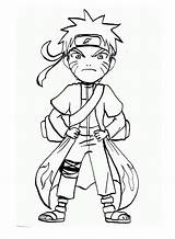 Naruto Genial Colouring sketch template