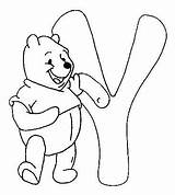 Coloring Pooh Winnie Pages Alphabet Disney Abc Letters Drawings Piglet Getdrawings Choose Board Previous sketch template