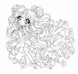 Sureya Deviantart Luna Sailor Moon Coloring Chibi Pages Anime Lineart Cute sketch template