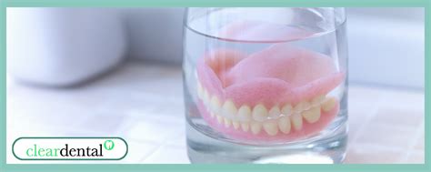 keeping  denture  bridge clean clear dental