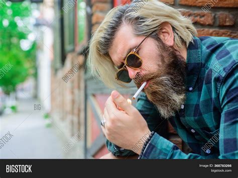 Sensual Man Smoking Image And Photo Free Trial Bigstock