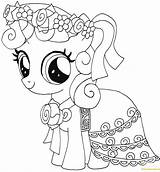 Pony Little Pages Sweetie Coloring Belle Color Kids Print sketch template