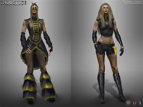 Black Canary Injustice Gods Among Us Concept Art By