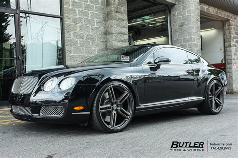 bentley continental gt   vossen hf  wheels