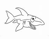 Shark Coloring Pages Baby Whale Goblin Scary Printable Print Drawing Mouth Open Colouring Realistic Mako Getdrawings Color Getcolorings Great Marvellous sketch template
