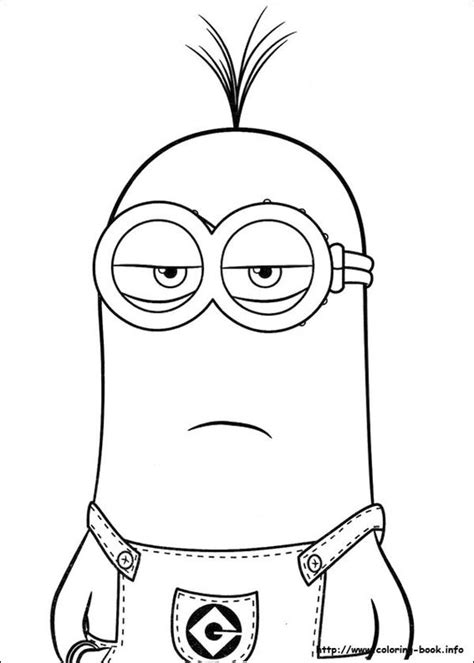 minion coloring pages te