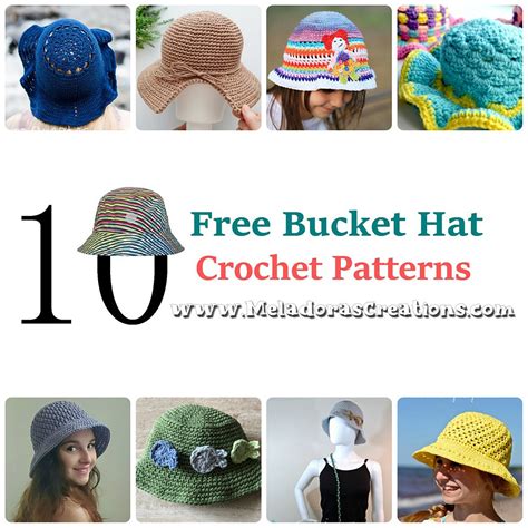 printable crochet bucket hat pattern printable form templates