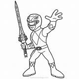 Rangers Dino Megaforce Steel Getdrawings Xcolorings Sword sketch template