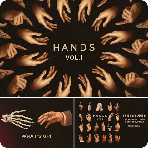 hands gestures set