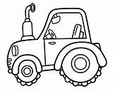 Coloring Tractor Pages Print Toddlers sketch template