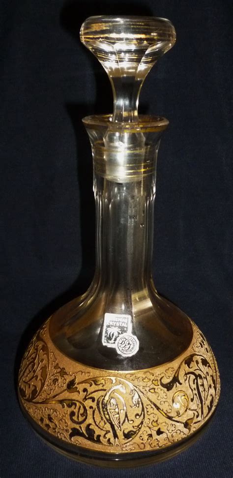 A Very Nice Moser Decanter And Stems Collectors Weekly