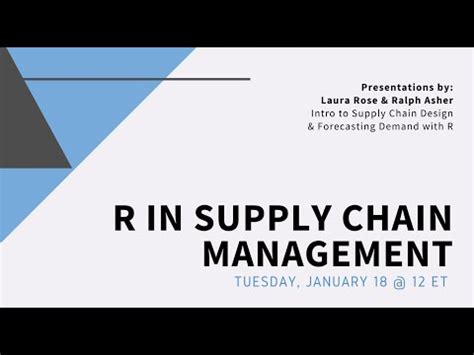 webinar   supply chain management data driven supply chain llc