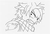Natsu Coloring Dragneel Pages Fairy Tail Drawing Tale Comments sketch template