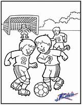 Coloring Soccer Pages Field Kids Playing Track Football Sports Ball Printable Sheets Activity Color School Printables Popular Print Develop Sensory sketch template