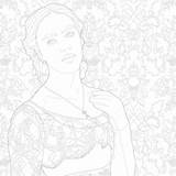 Coloring Abbey sketch template