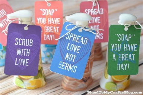 foaming hand soap gift idea gift tags printable hand soap gift