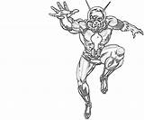 Pym Henry Coloring Pages Character Antman Another sketch template