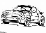 Porsche 911 Coloring Turbo Kleurplaat Pages Drawing Coloriage Ausmalbilder Printable Cars Voiture Kleurplaten Un Sports Dessin Getdrawings Auto Imprimer Drawings sketch template