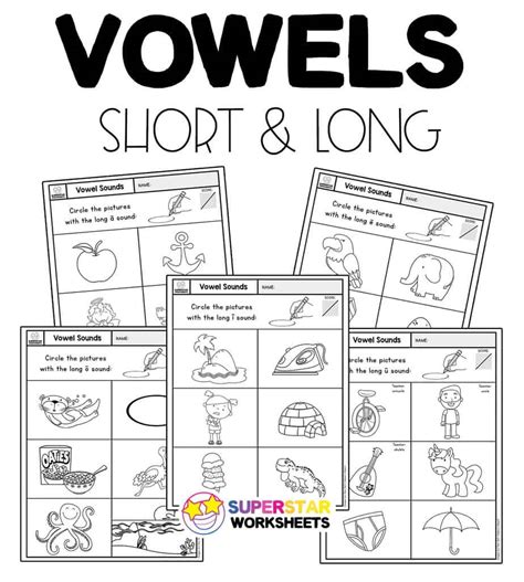printable short vowel worksheets