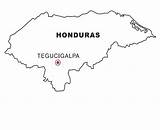 Honduras sketch template