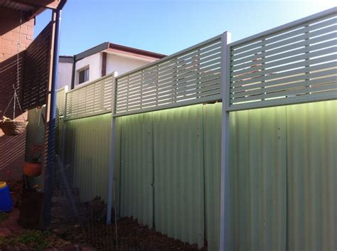 colorbond fence  wood privacy screen google search