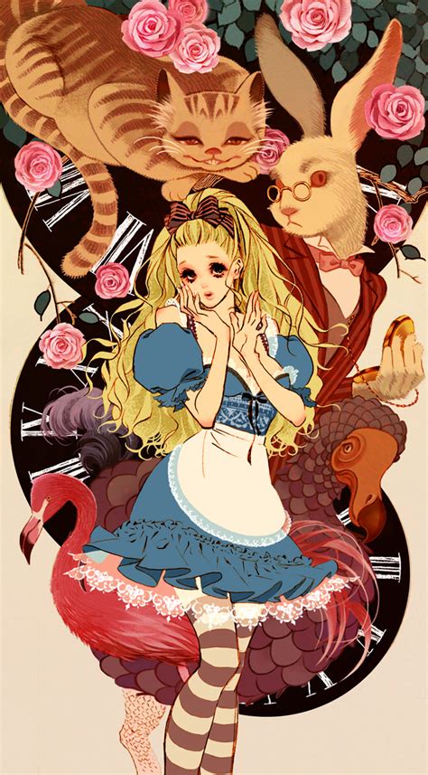 Alice In Wonderland Mobile Wallpaper By Matsuo Hiromi 118023
