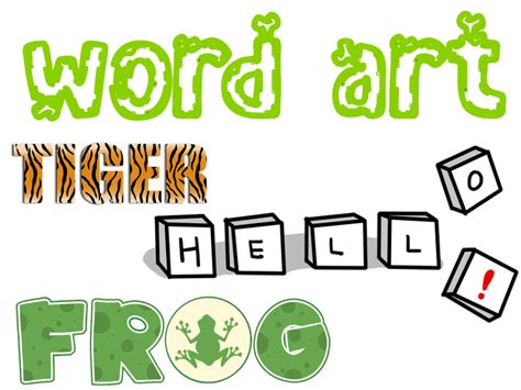word art teaching resources