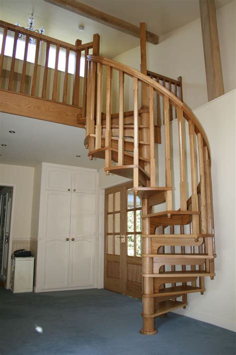 warwickshire wooden spiral staircase  elite spiral staircases