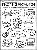 Short Worksheets Cvc Vowel Words Teacherspayteachers Worksheet Grade Color Sold Phonics Subject sketch template