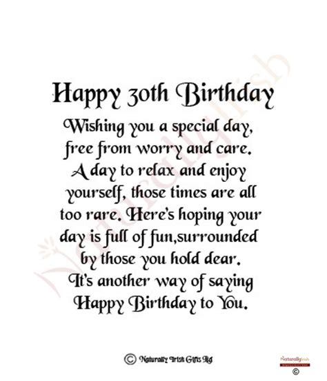 Poem For 30th Birthday Female 12 Happy Birthday Love Poems For Her