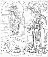 Collector Tax Pharisee Coloring Pages Divyajanani sketch template