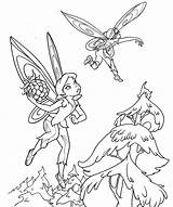 Coloring Tinkerbell Pages Fairy Friends Drawings Popular Library Clipart sketch template
