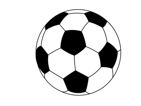 soccer ball simple  drawing    illustac