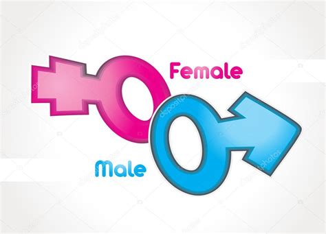 Male And Female Sex Symbol Vector — Stock Vector © Rikky18 33848583