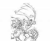 Doomsday Universe Dc Ability Coloring Pages sketch template