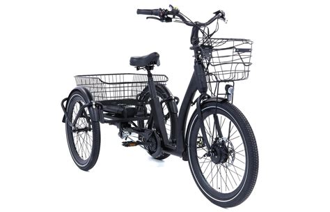 popal wave elektrische driewieler fiets   zwart fietshemel rotterdam