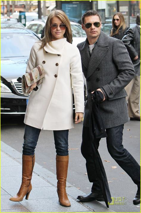 Ryan Seacrest And Julianne Hough Parisian Pair Photo